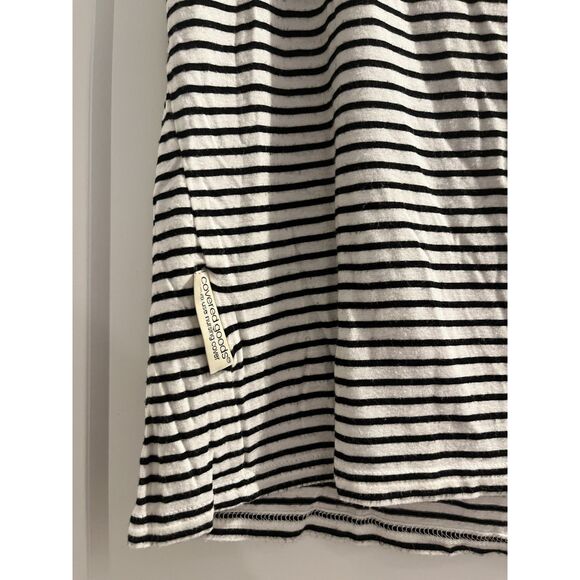 Black White Stripe Baby Multi-Use Stretchy Nursing Cover Car Seat Covers - Picture 3 of 3